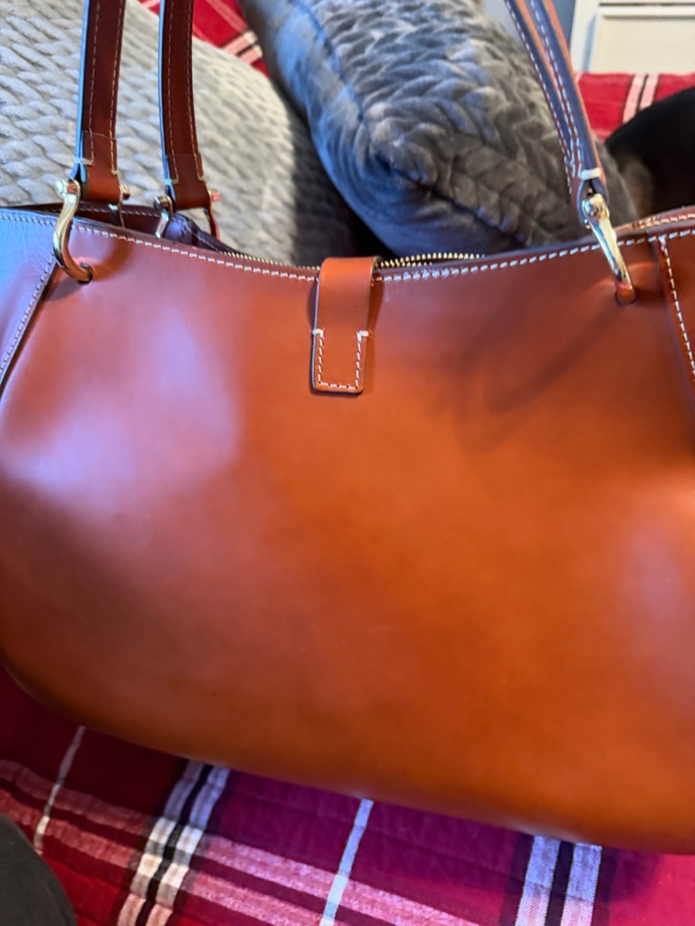 Dooney & Bourke Alto Canilla bag in Saddle brown - Picture 3 of 9